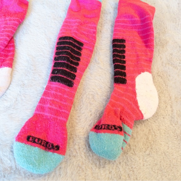 Eurosock Ski Supreme Jr. Toddler Kids Ski Sock 2 Pairs Size 3XS  Shoe Size 10-13 - Picture 2 of 7
